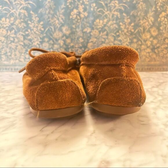Minnetonka Kilty Suede Moccasins - Picture 3 of 5